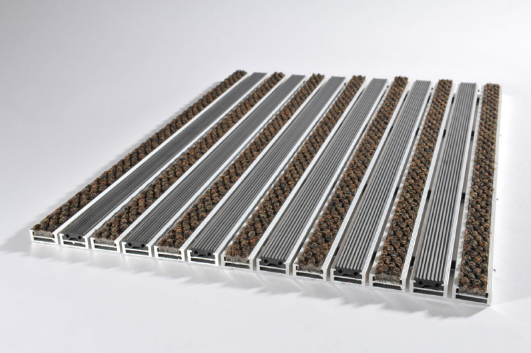 Tapis d'entrée 17RG premium marron